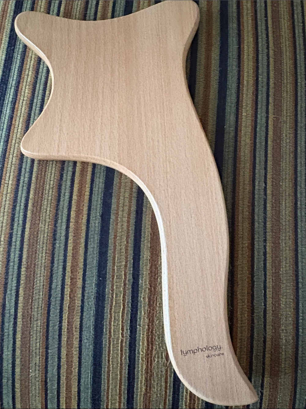 Lymphology Skincare Wooden Gua Sha Massage Tool - Natural Wood